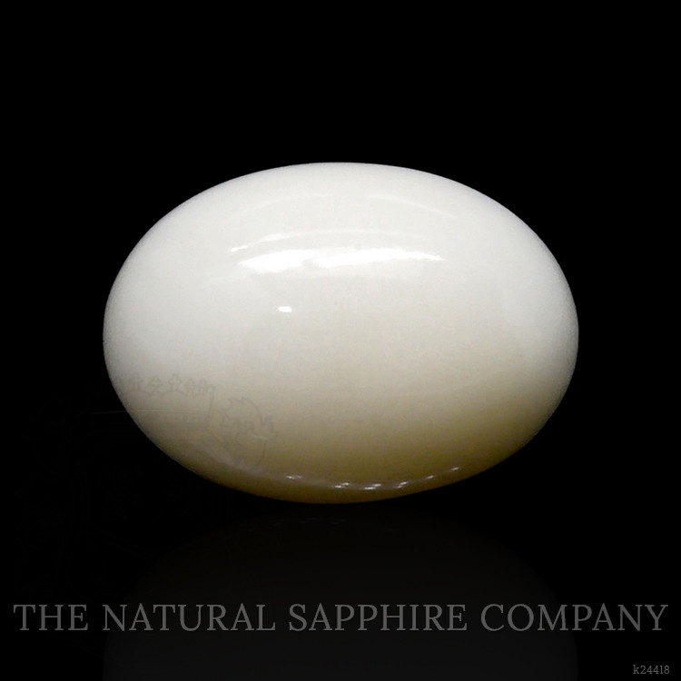 11.23 Ct. Salmon and White Cabochon Coral from Italy