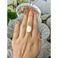 11.23 Ct. Salmon and White Cabochon Coral from Italy Life Style