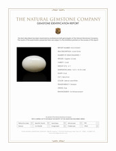 4.11 Ct. Salmon and White Cabochon Coral from Italy Scan Report
