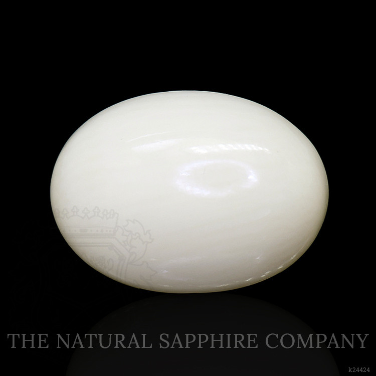 8.27 Ct. Salmon and White Cabochon Coral from Italy