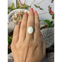 8.27 Ct. Salmon and White Cabochon Coral from Italy Life Style