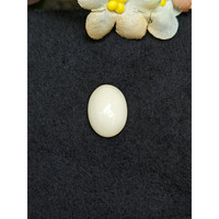 8.27 Ct. Salmon and White Cabochon Coral from Italy Life Style