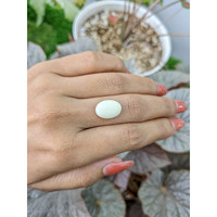 4.95 Ct. Salmon and White Cabochon Coral from Italy Life Style