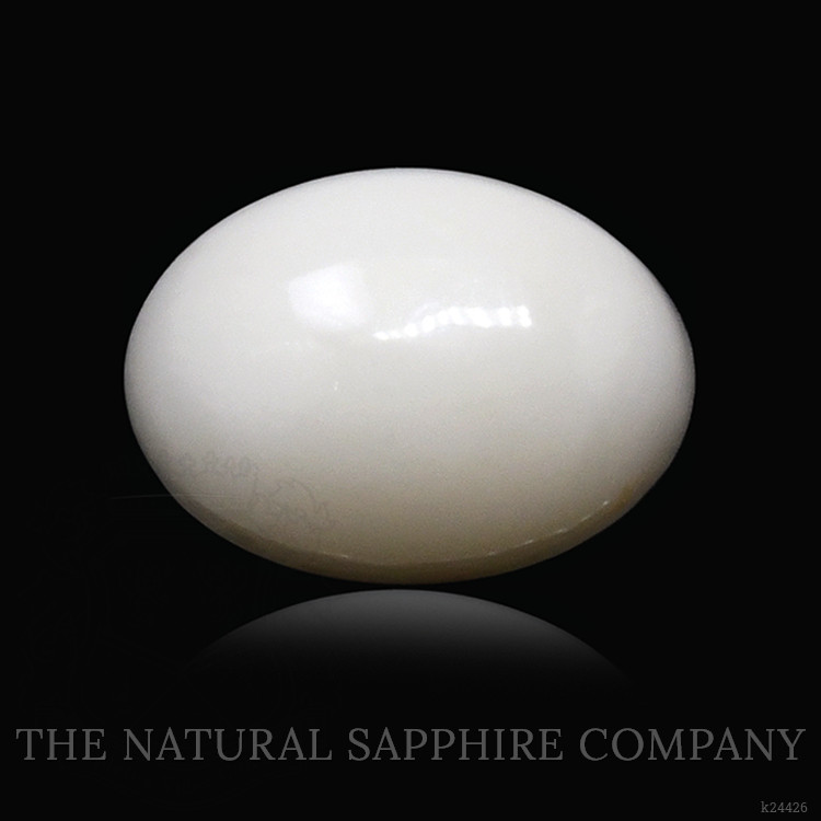 1.26 Ct. Salmon and White Cabochon Coral from Italy