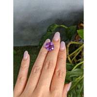 7.82 Ct. Purple Amethyst from Brazil Life Style