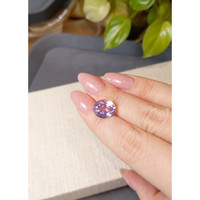 4.26 Ct. Purple Rose Quartz from Brazil Life Style