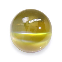 4.33 Ct. Brownish Yellow Cabochon Chrysoberyl from Ceylon (Sri Lanka) Video