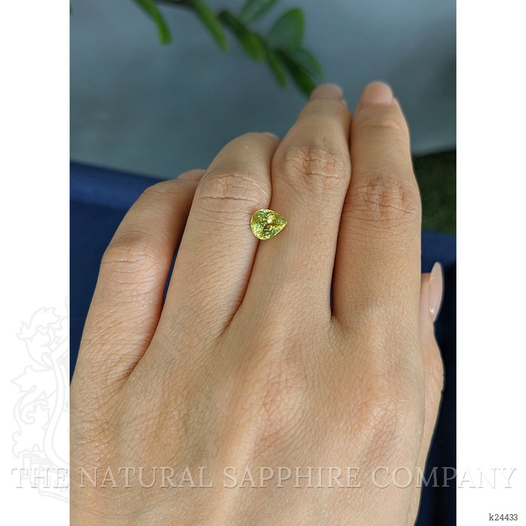 1.09 Ct. Yellowish Green Sphene (Titanite) from Madagascar
