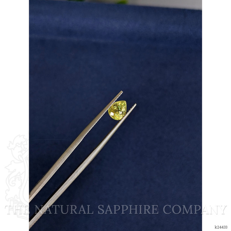 1.09 Ct. Yellowish Green Sphene (Titanite) from Madagascar
