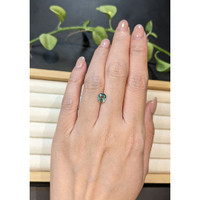 1.13 Ct. Greenish Blue Tourmaline from Mozambique Life Style