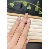 0.99 Ct. Pinkish Purple Rhodolite Garnet from Mozambique Life Style