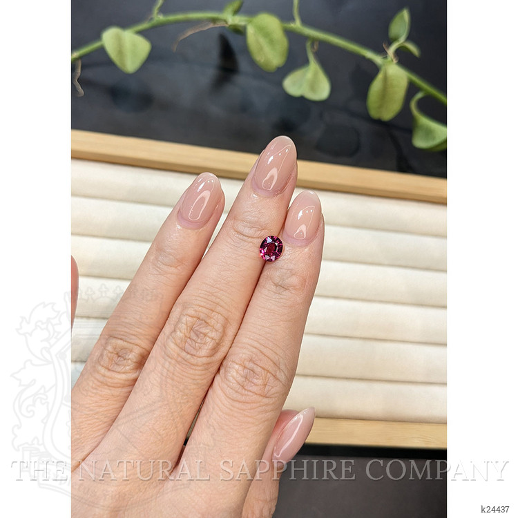 0.99 Ct. Pinkish Purple Rhodolite Garnet from Mozambique