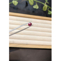 0.99 Ct. Pinkish Purple Rhodolite Garnet from Mozambique Life Style