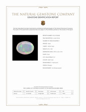 0.85 Ct. Multi Color White Opal from Ethiopia Scan Report