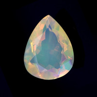 1.31 Ct. Multi Color White Opal from Ethiopia Video
