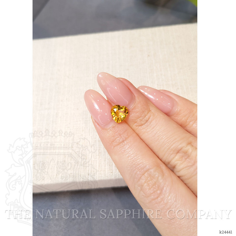 1.55 Ct. Orangish Yellow Citrine from Brazil