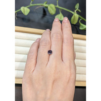 1.05 Ct. Purplish Grey Spinel from Burma (Myanmar) Life Style