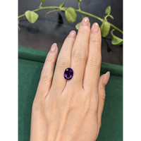 3.72 Ct. Purple Amethyst from Uruguay Life Style