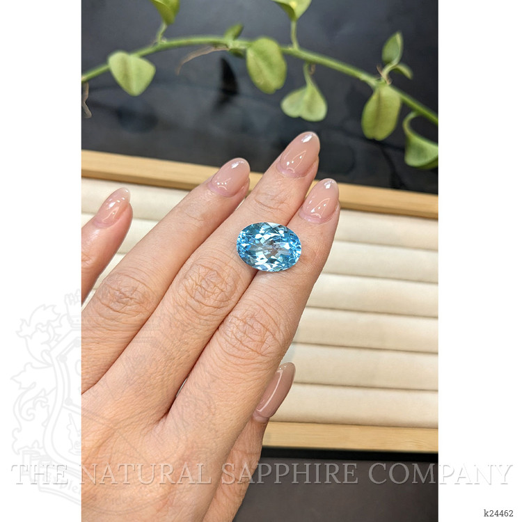 12.63 Ct. Sky Blue Topaz from Brazil