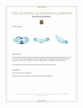 2.02 Ct. Sky Blue Topaz from Brazil Appraisal
