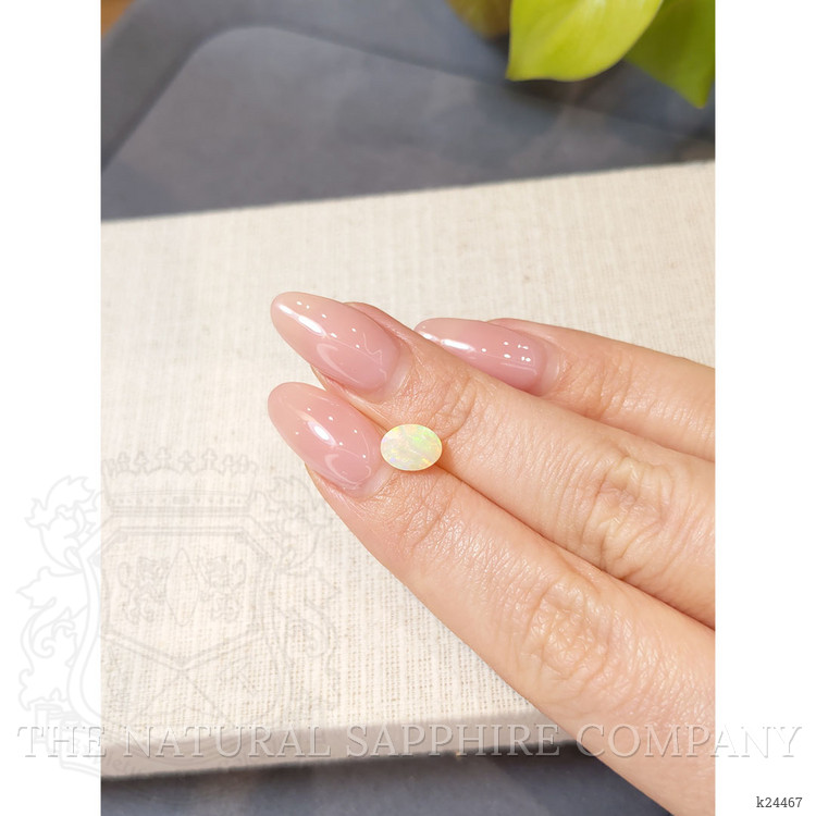 0.80 Ct. Multi Color White Opal from Australia