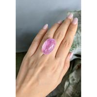 60.00 Ct. Pink Cabochon Kunzite from Afghanistan Life Style