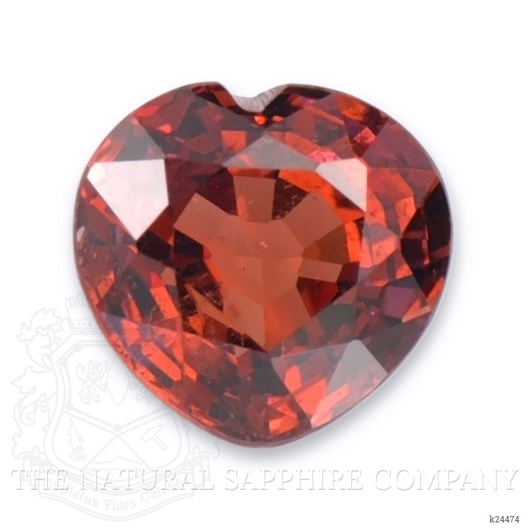 0.96 Ct. Orangish Red Garnet from Ceylon (Sri Lanka)