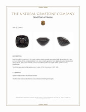 1.33 Ct. Purplish Grey Spinel from Burma (Myanmar) Appraisal