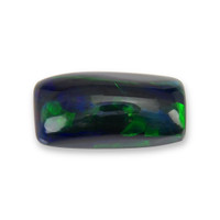 2.24 Ct. Multi Color Cabochon Black Opal from Ethiopia Video