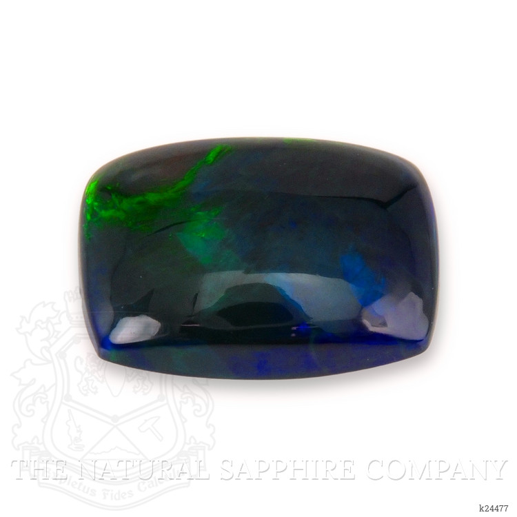 2.06 Ct. Multi Color Cabochon Black Opal from Ethiopia