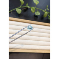 4.03 Ct. Greenish Blue Paraiba Tourmaline from Mozambique Life Style
