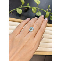 4.03 Ct. Greenish Blue Paraiba Tourmaline from Mozambique Life Style