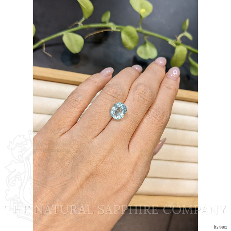 4.03 Ct. Greenish Blue Paraiba Tourmaline from Mozambique