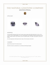 0.48 Ct. Spinel from Ceylon (Sri Lanka) Appraisal