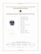 0.48 Ct. Purple Spinel from Ceylon (Sri Lanka) Scan Report