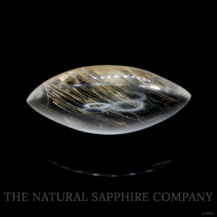 16.81 Ct. White Cabochon Topaz from Ceylon (Sri Lanka)
