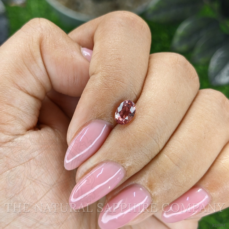 1.03 Ct. Orangish Pink Malaya Garnet from Tanzania