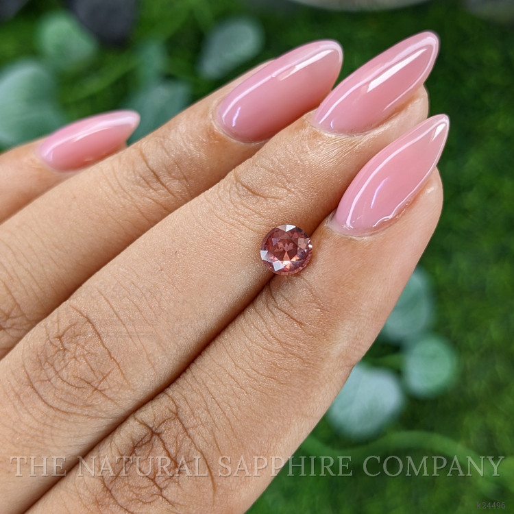 0.73 Ct. Orangish Pink Malaya Garnet from Tanzania