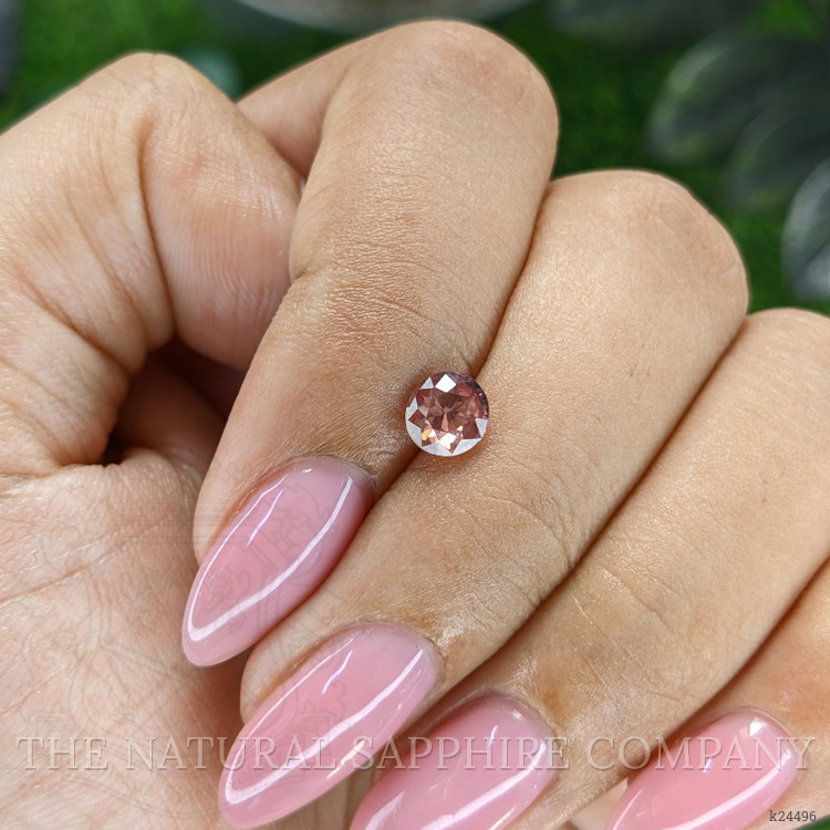 0.73 Ct. Orangish Pink Malaya Garnet from Tanzania
