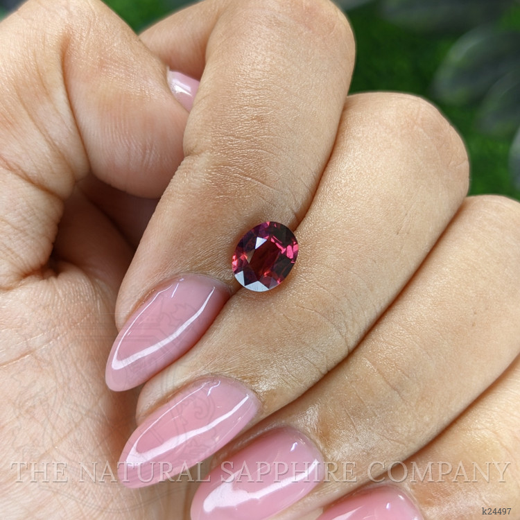1.25 Ct. Reddish Pink Garnet from Ceylon (Sri Lanka)