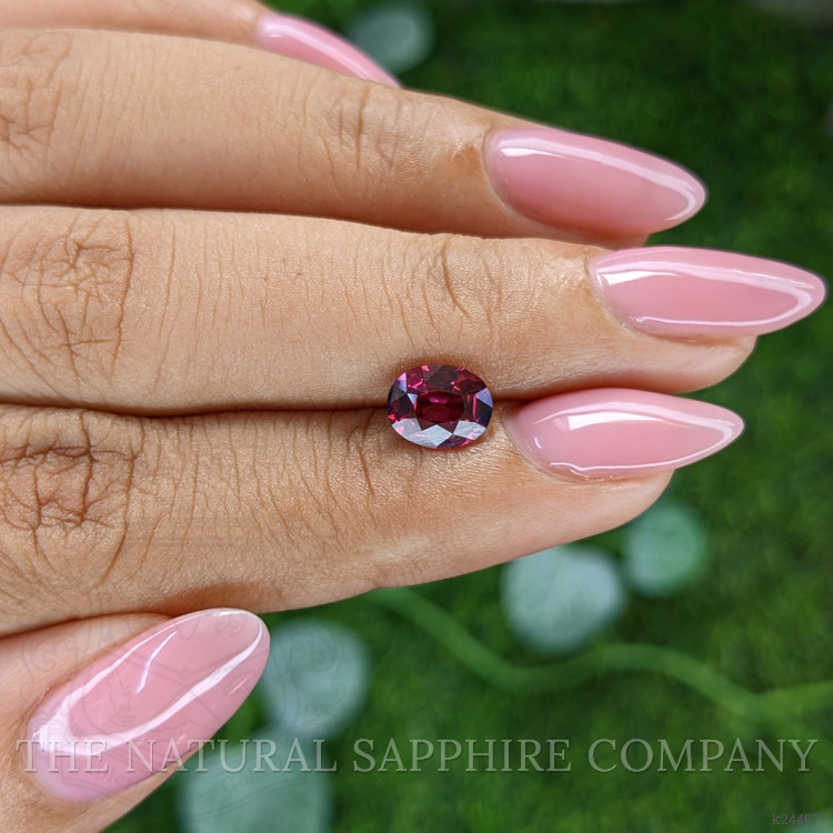 1.25 Ct. Reddish Pink Garnet from Ceylon (Sri Lanka)
