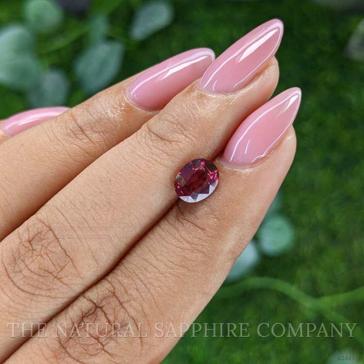 1.25 Ct. Reddish Pink Garnet from Ceylon (Sri Lanka)