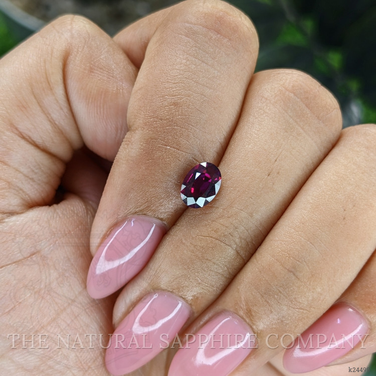 1.26 Ct. Reddish Pink Garnet from Ceylon (Sri Lanka)