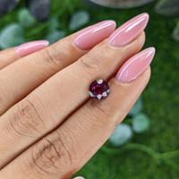 1.32 Ct. Reddish Pink Garnet from Ceylon (Sri Lanka) Life Style
