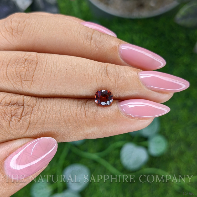 0.92 Ct. Orangish Red Garnet from Ceylon (Sri Lanka)