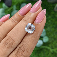 3.19 Ct. White Jeremejevite from Madagascar Life Style
