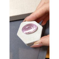 62.78 Ct. Pink Cabochon Kunzite from Brazil Life Style