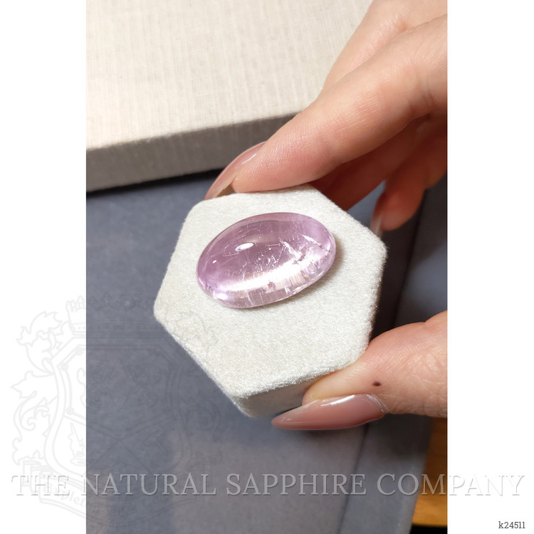 62.78 Ct. Pink Cabochon Kunzite from Brazil