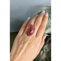 82.32 Ct. Pink Cabochon Tourmaline from Brazil Life Style