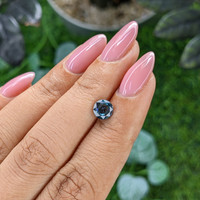 0.97 Ct. Greenish Blue Spinel from Tanzania Life Style